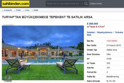 Sahte satılık emlak ilanı